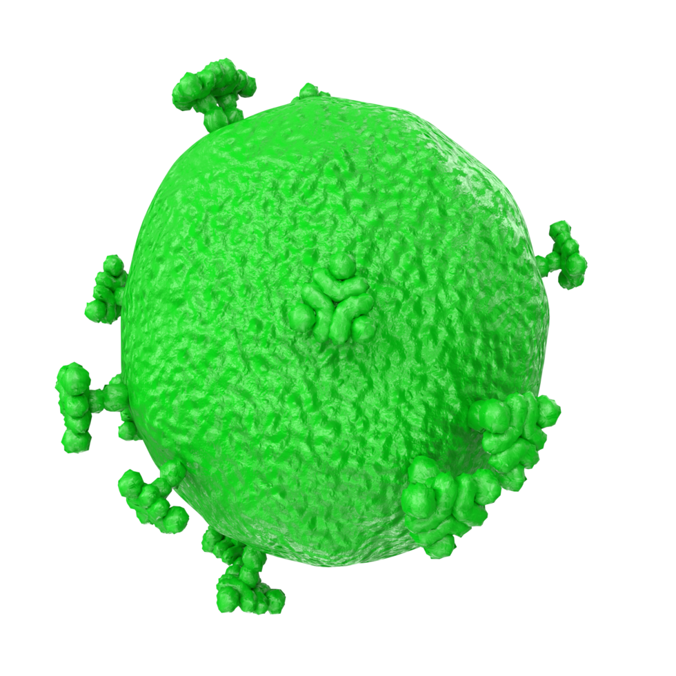 virus isolated on transparent background png