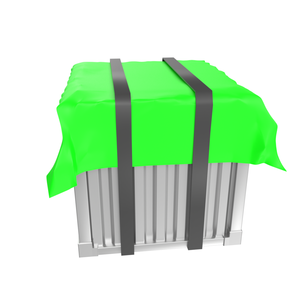 Container isolated on transparent png