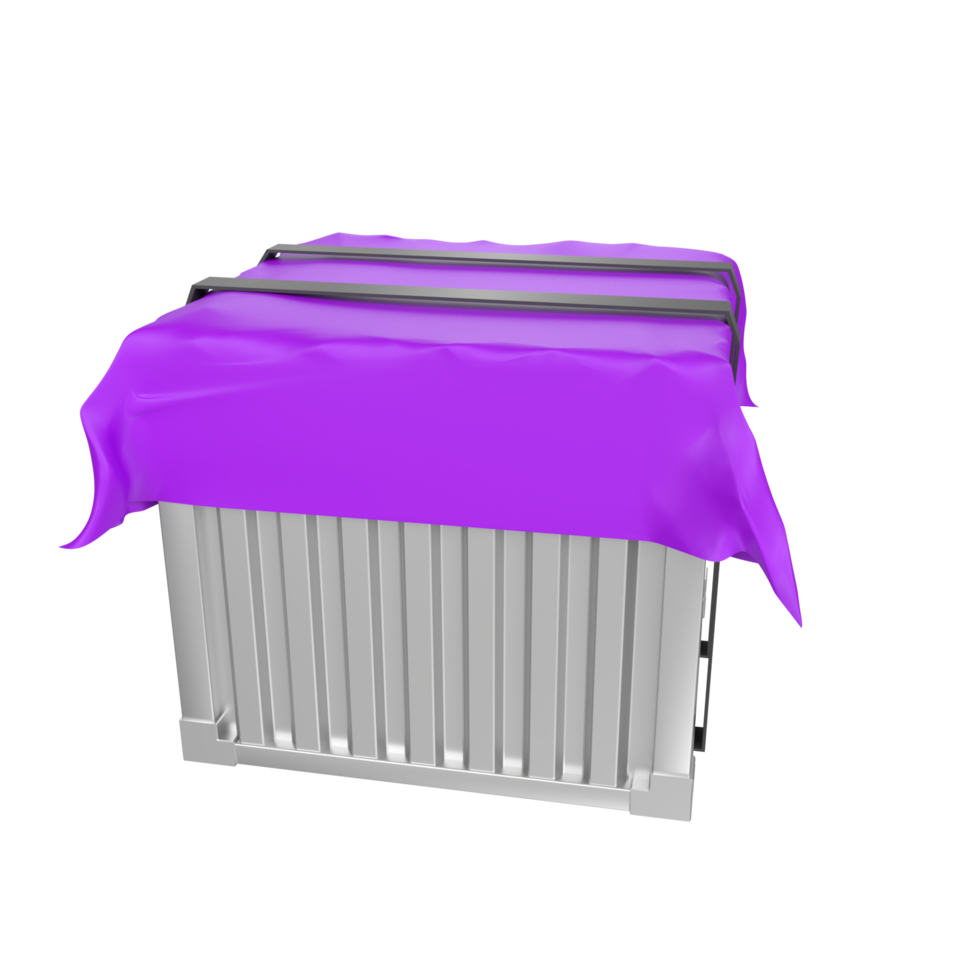 Container isoliert auf transparent png