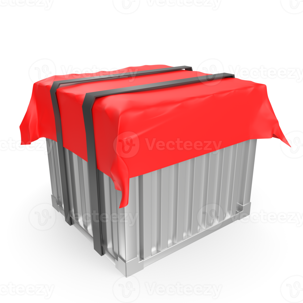 Container isolated on transparent background png