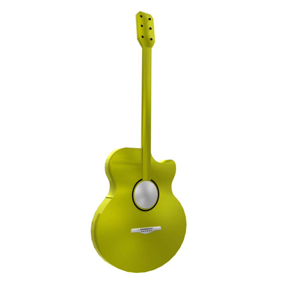 guitare isolé sur transparent png