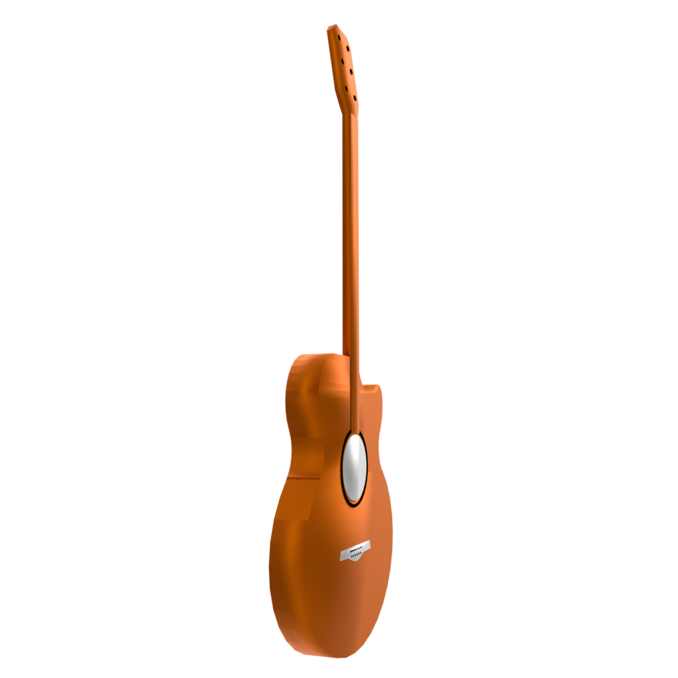 Guitar isolated on transparent png