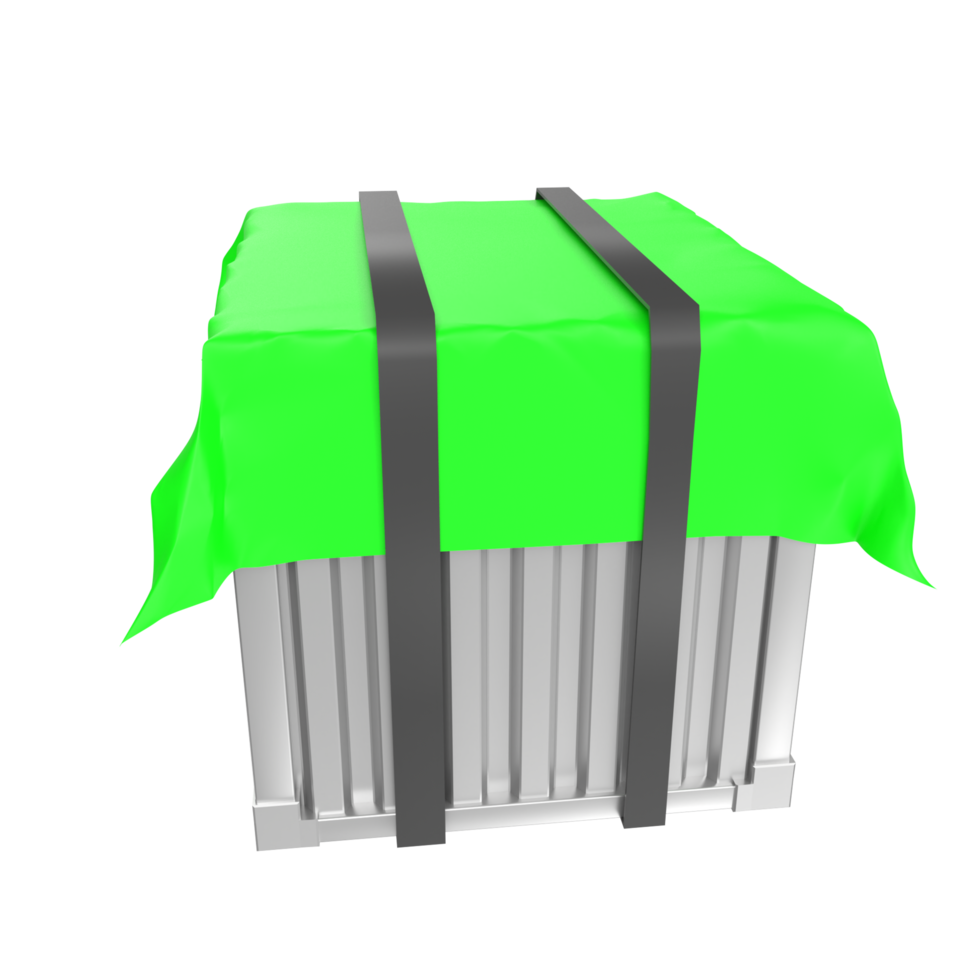 Container isolated on transparent png