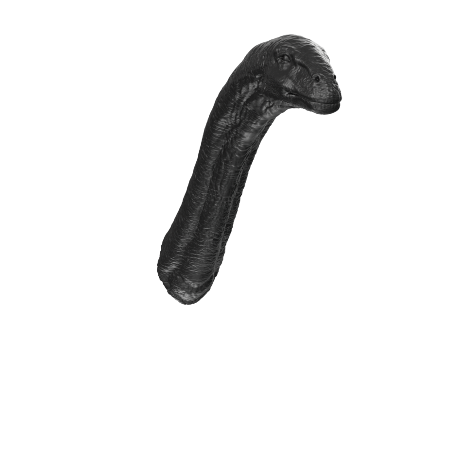 apatosaurus animal isolé sur transparent Contexte png