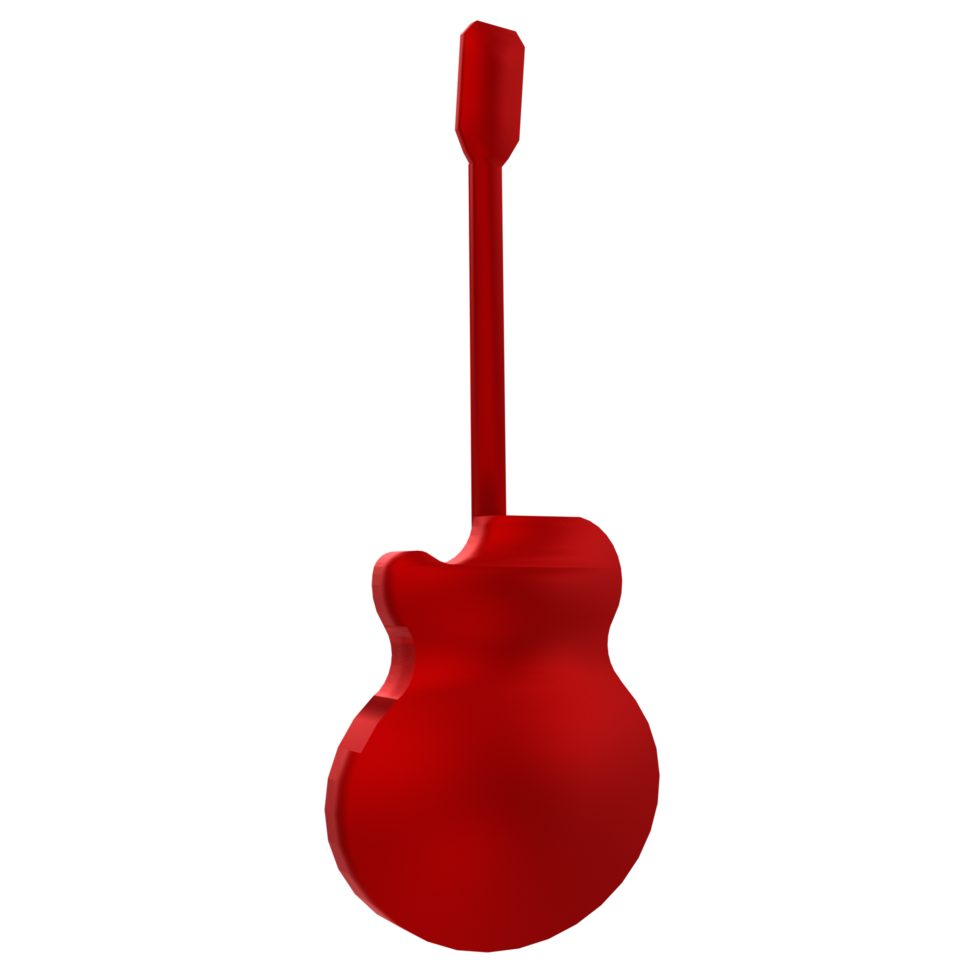 Guitar isolated on transparent png
