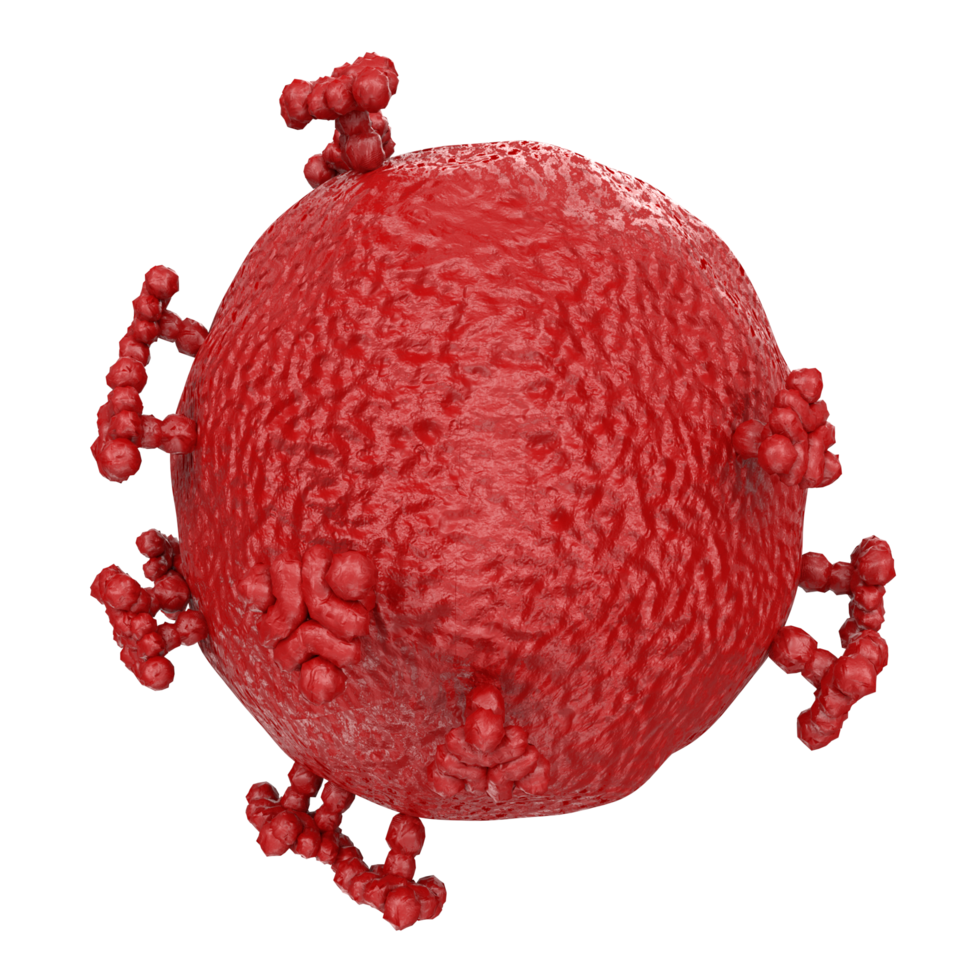 virus isolated on transparent background png