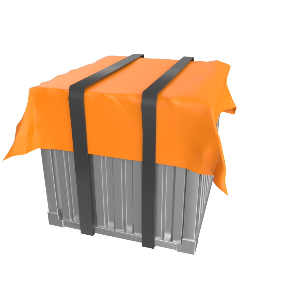 Container isolated on transparent png