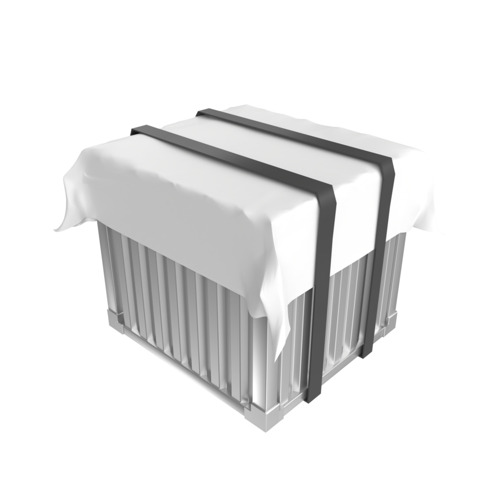Container isolated on transparent png