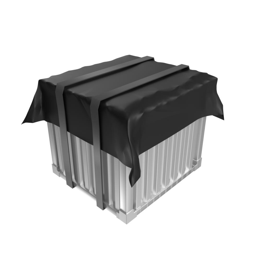 Container isolated on transparent png
