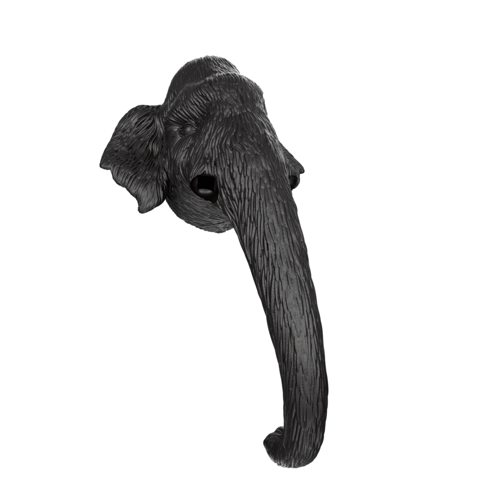 Mammoth head isolated on transparent png