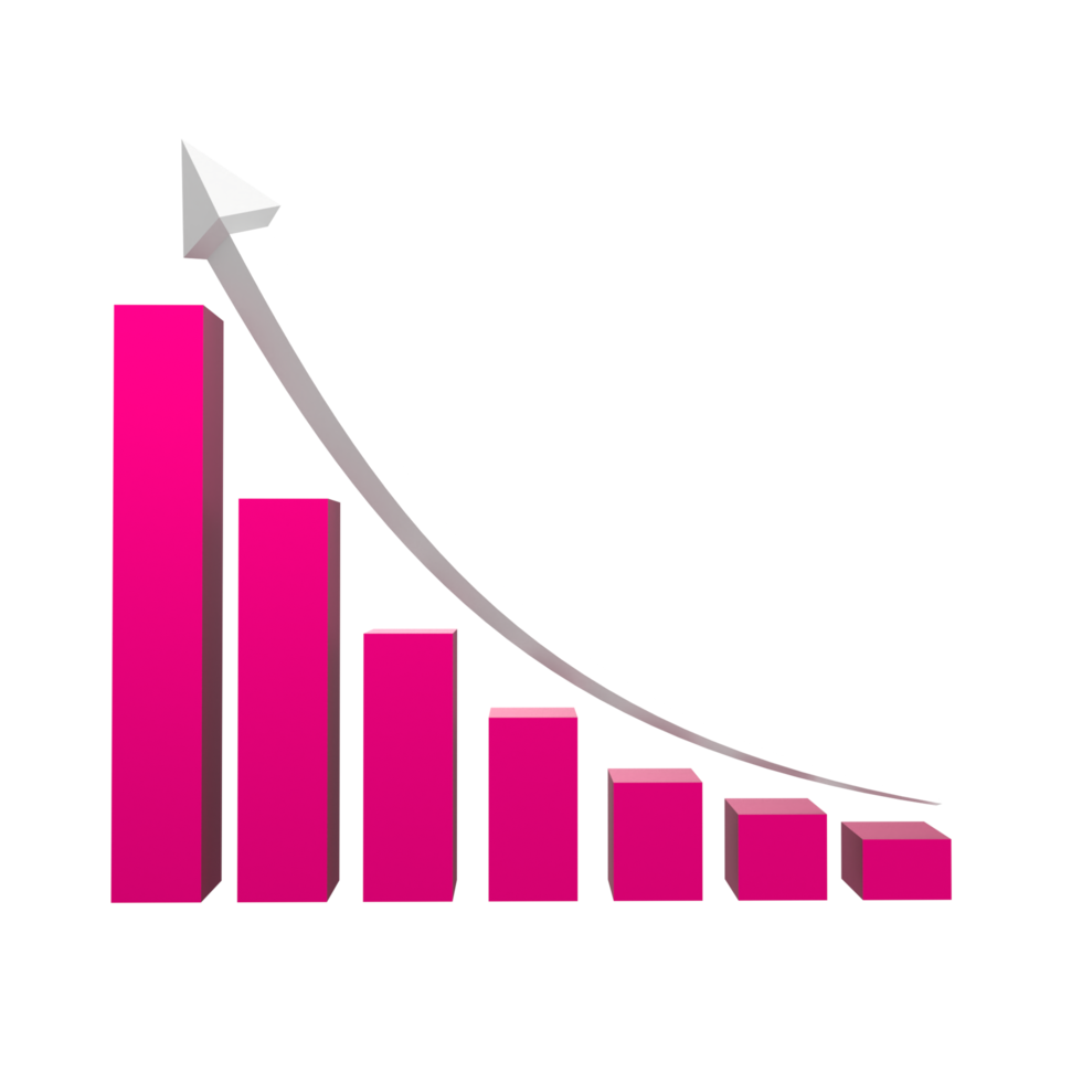 tableau d'affaires avec flèche png