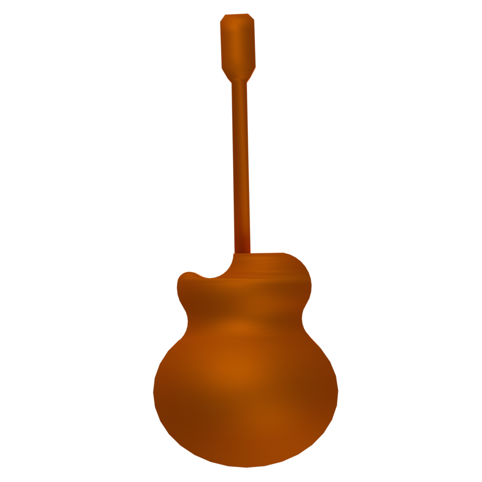 chitarra isolato su trasparente png