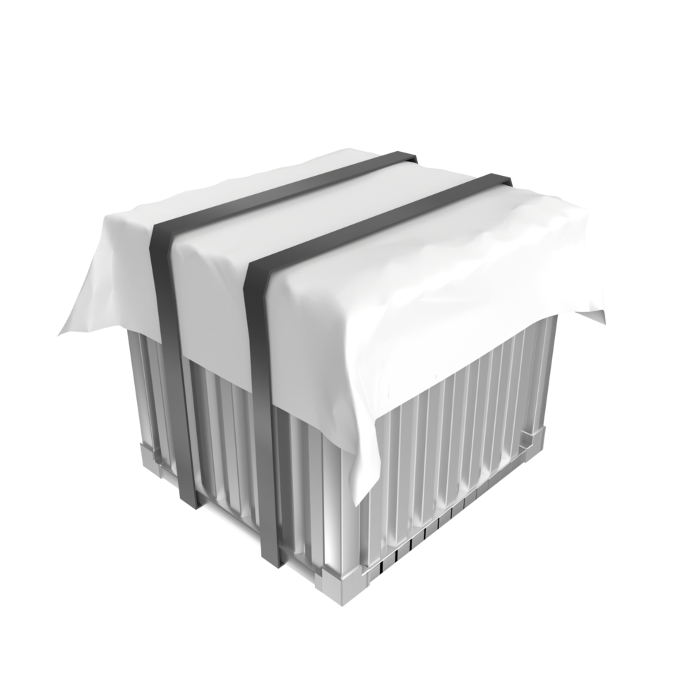 Container isolated on transparent png