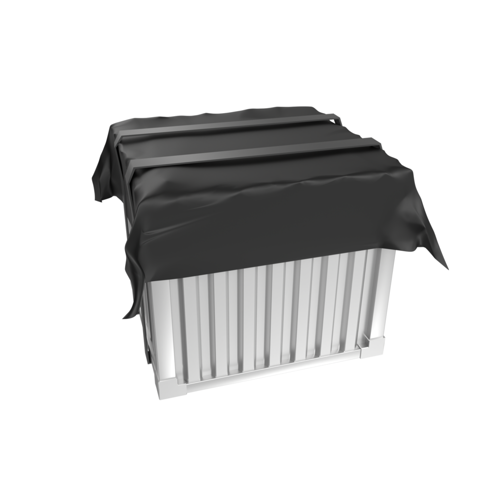 Container isolated on transparent png