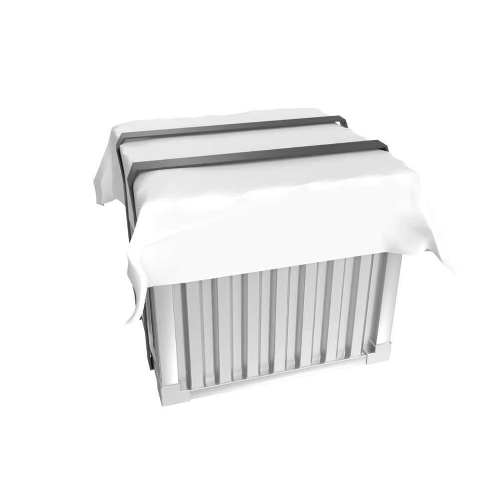 Container isolated on transparent png