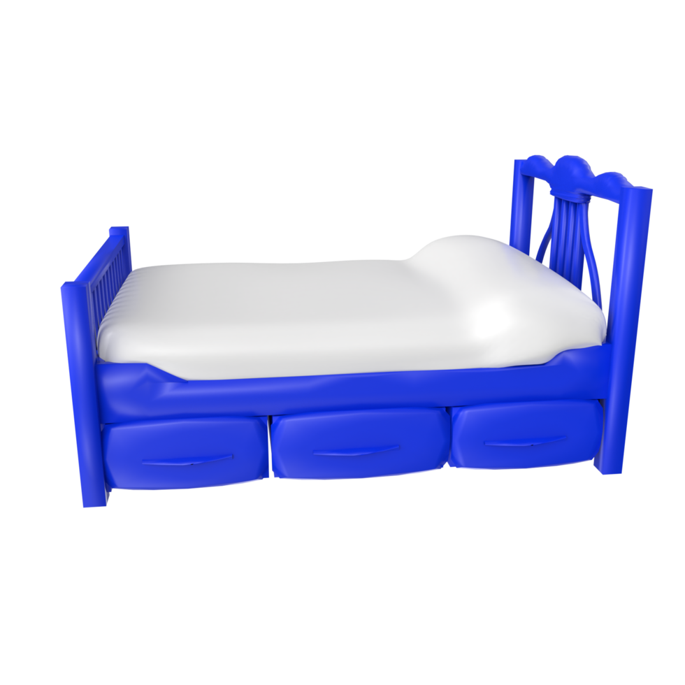 bed geïsoleerd Aan transparant achtergrond png