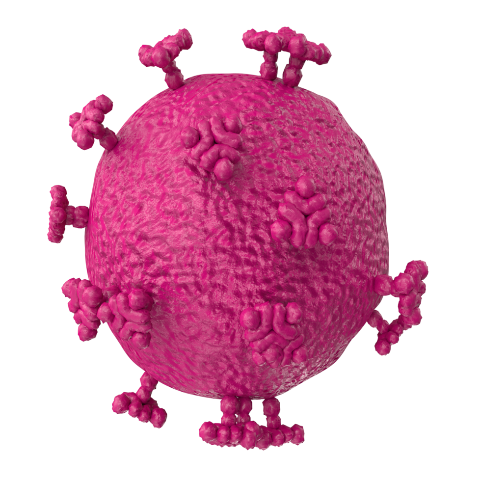 virus isolated on transparent background png