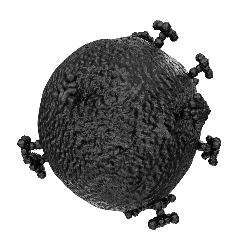 virus isolated on transparent background png