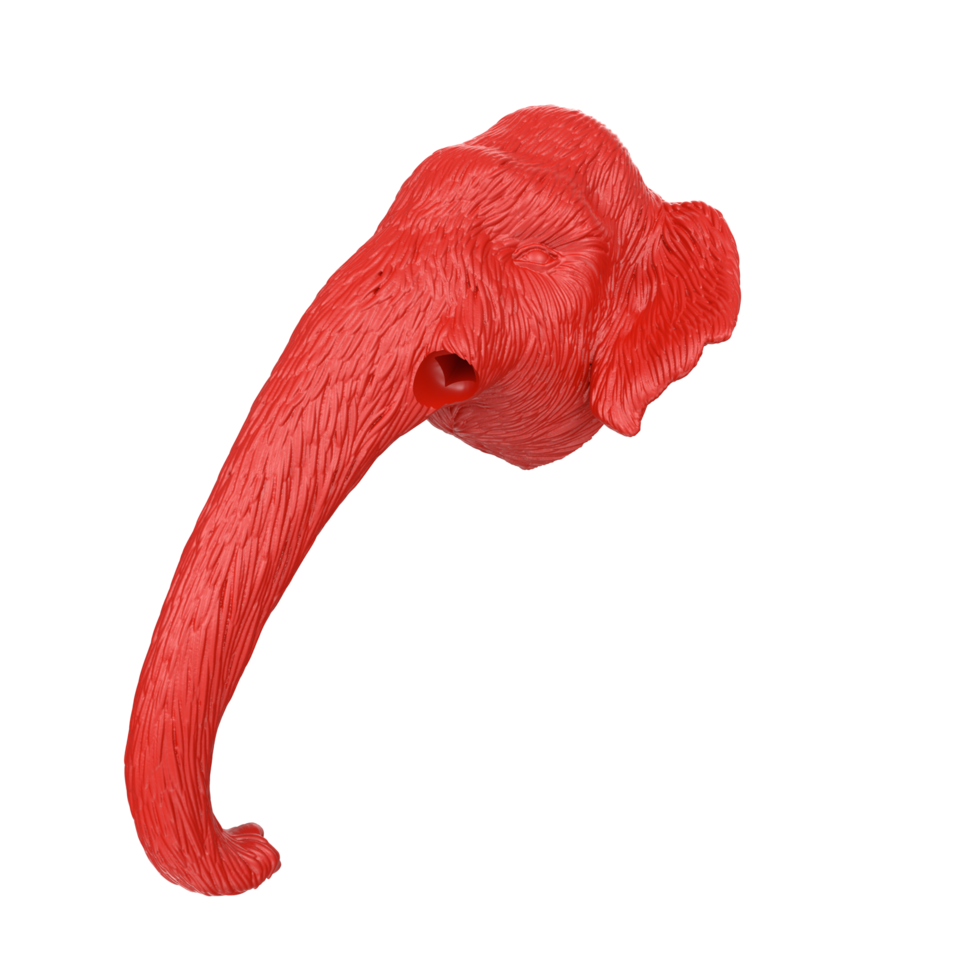 Mammoth head isolated on transparent png