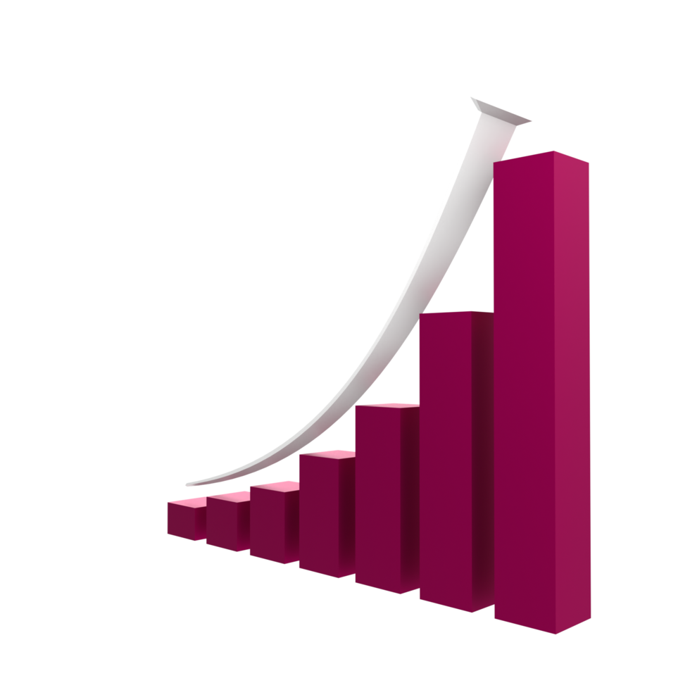 Geschäftsdiagramm mit Pfeil png