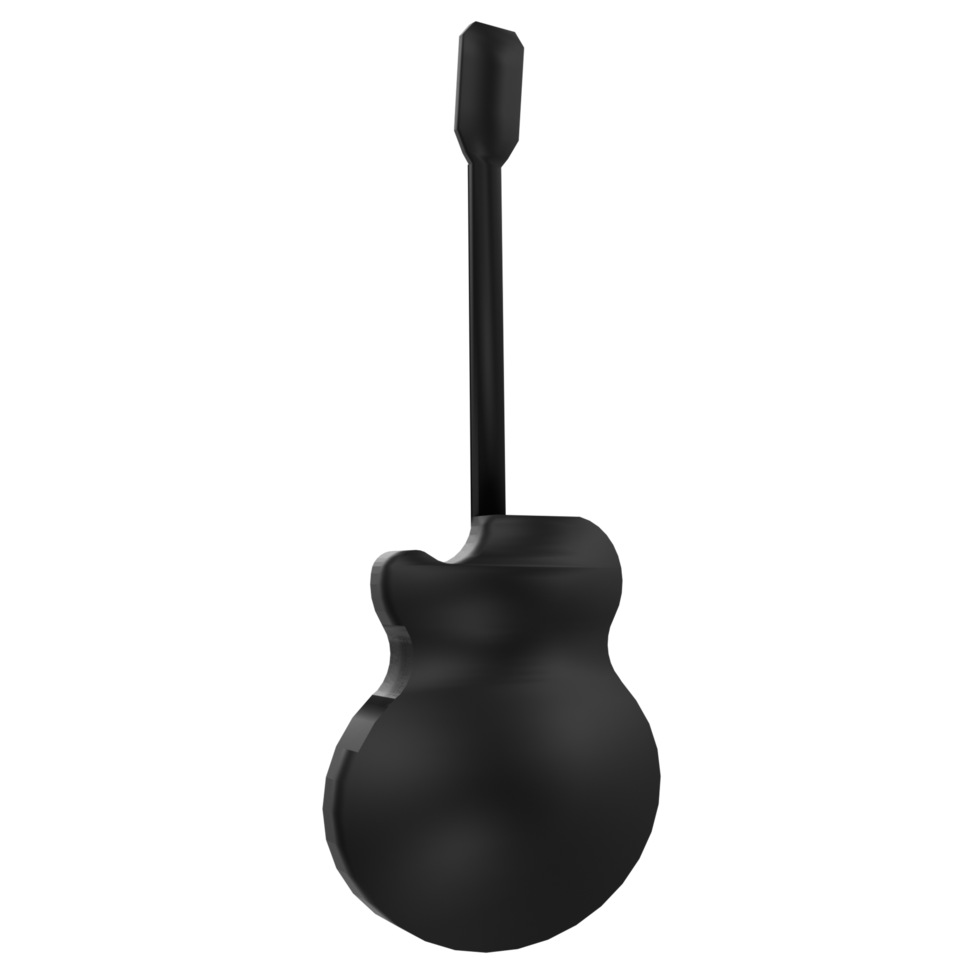 gitaar geïsoleerd Aan transparant png