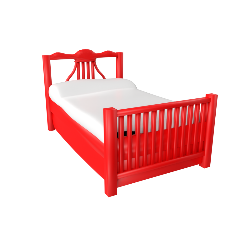 bed geïsoleerd Aan transparant achtergrond png