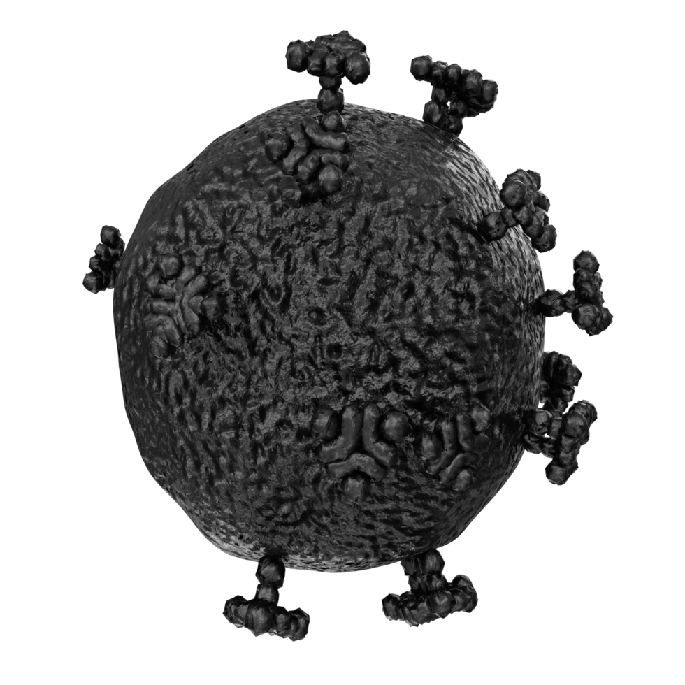 virus isolated on transparent background png