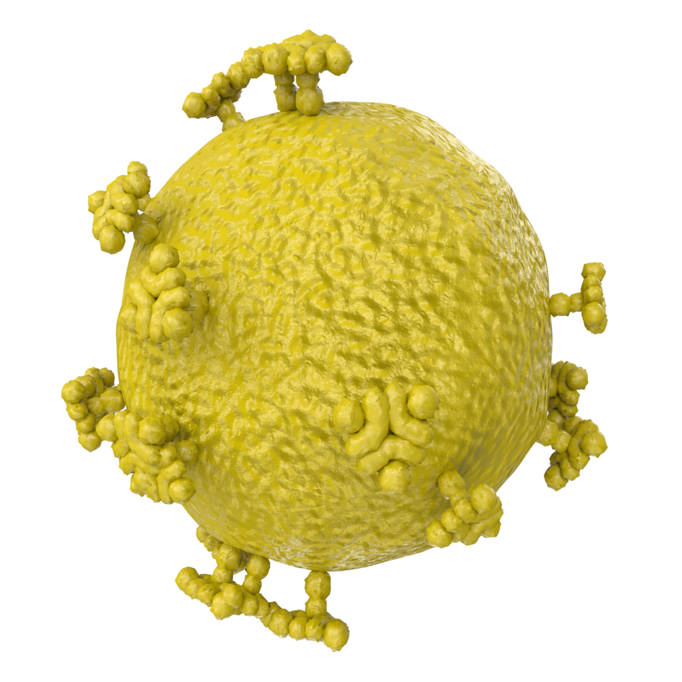 virus isolated on transparent background png