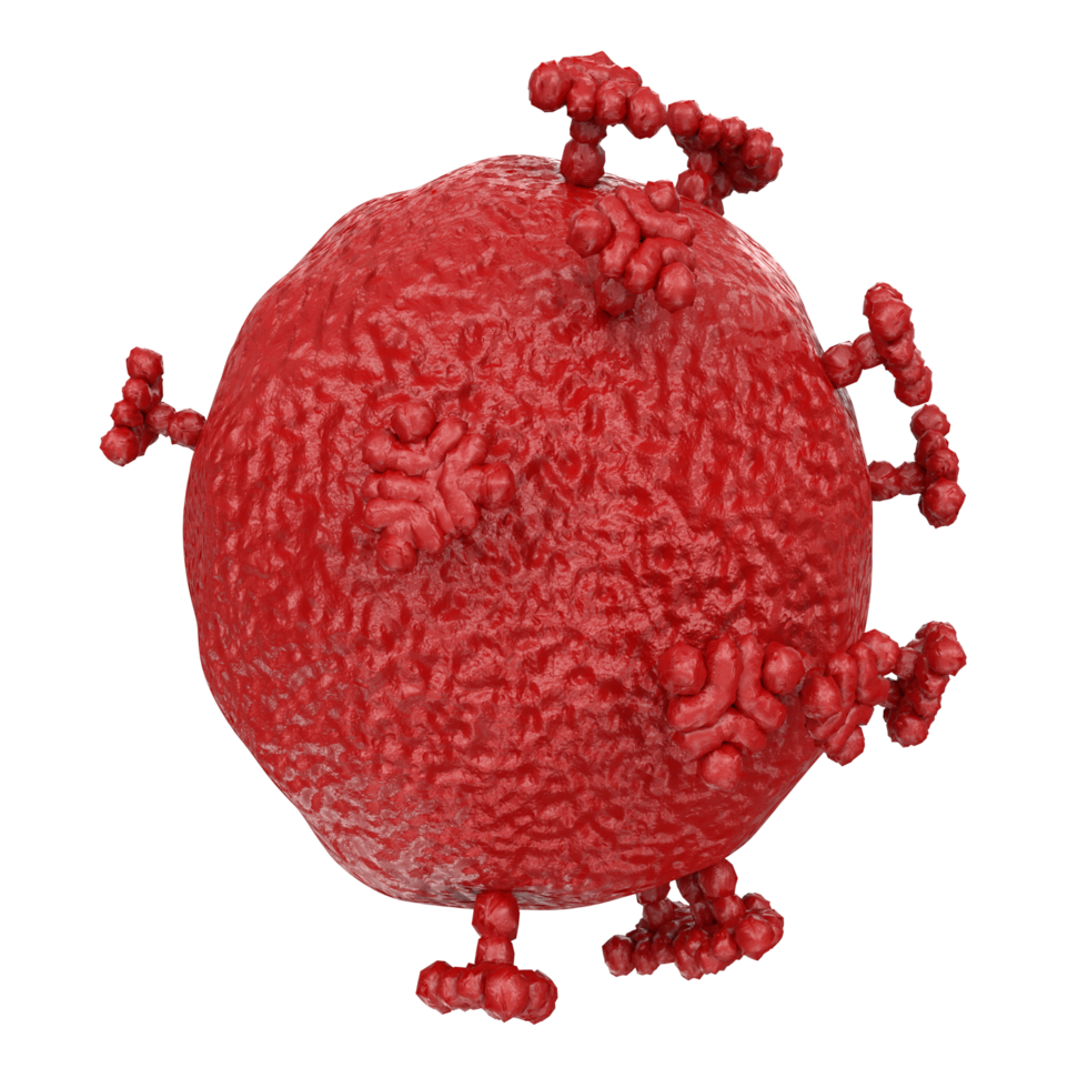 virus aislado en transparente antecedentes png