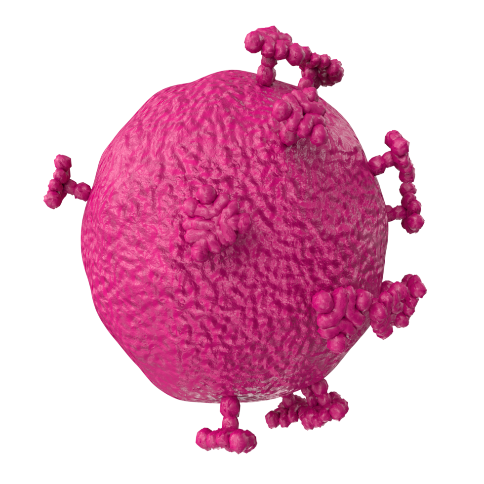 virus isolated on transparent background png