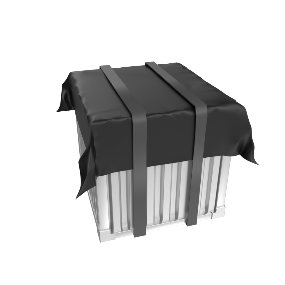 Container isolated on transparent png