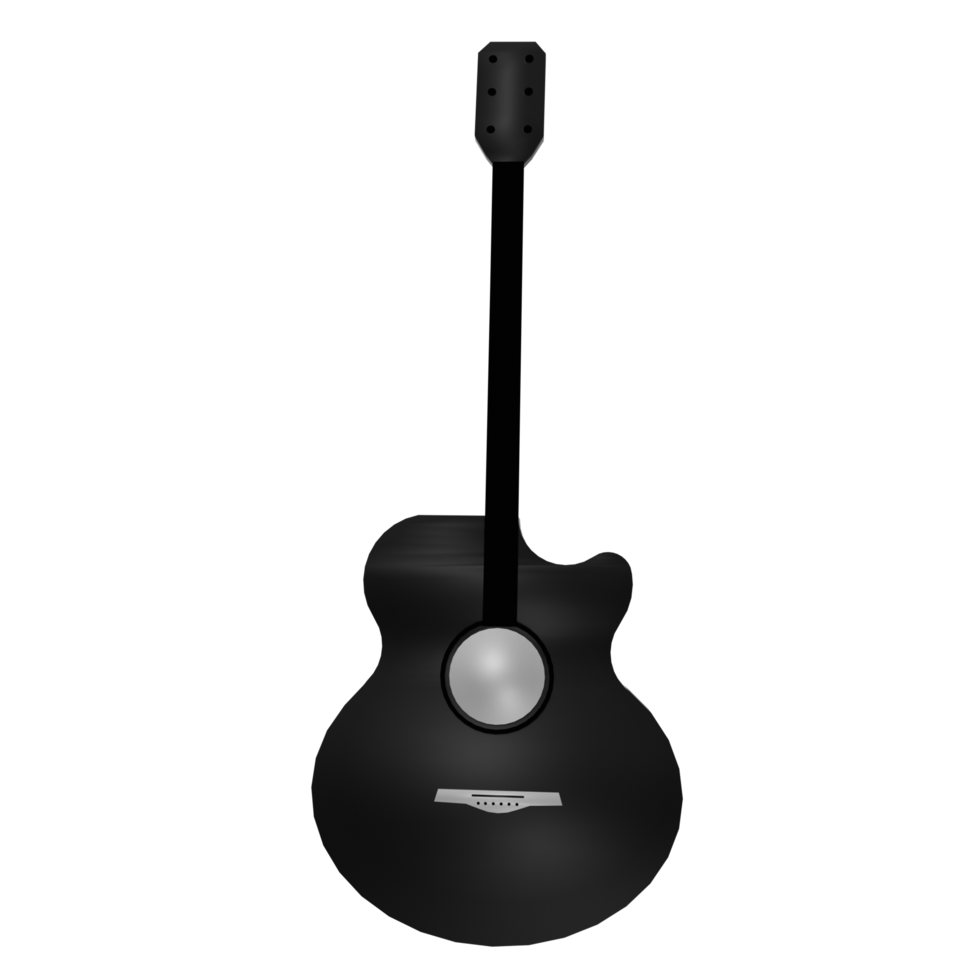 Guitar isolated on transparent png