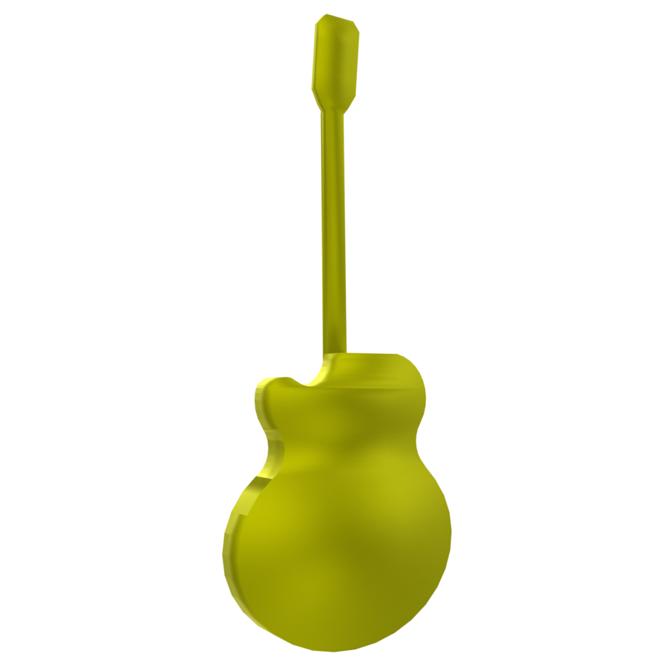 Guitar isolated on transparent png