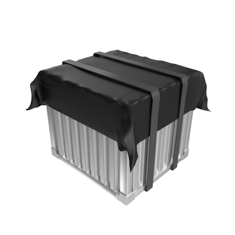 Container isolated on transparent png