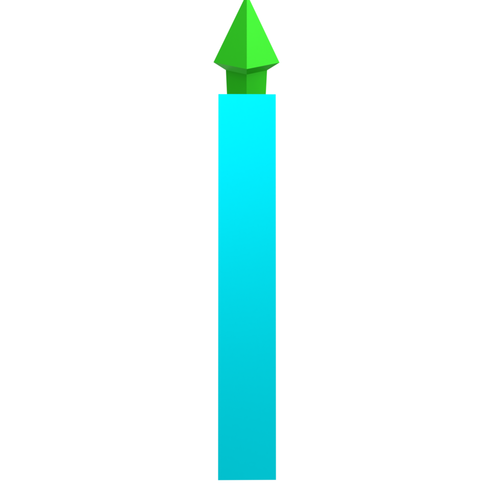 Geschäftsdiagramm mit Pfeil png