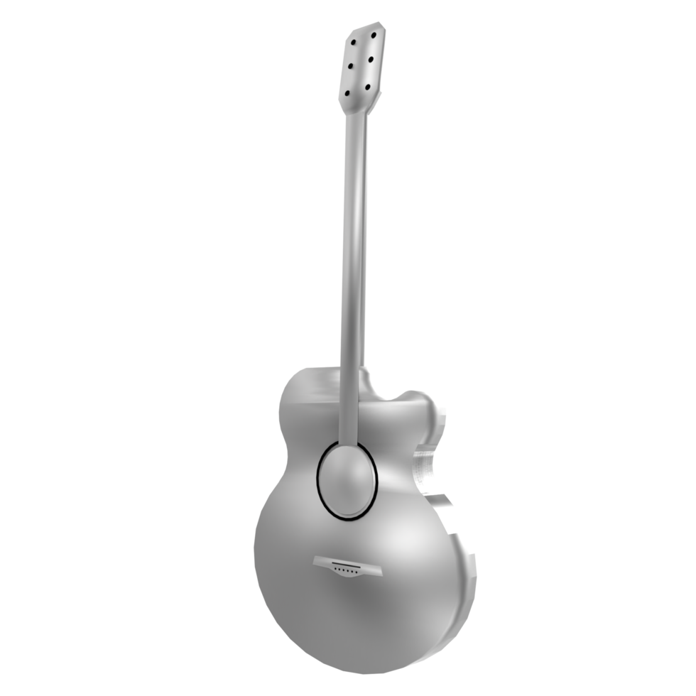 Guitar isolated on transparent png