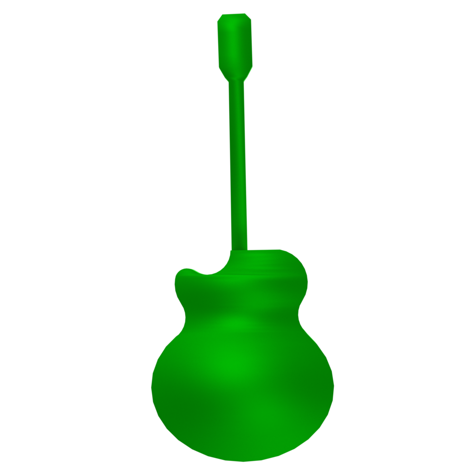 Guitar isolated on transparent png