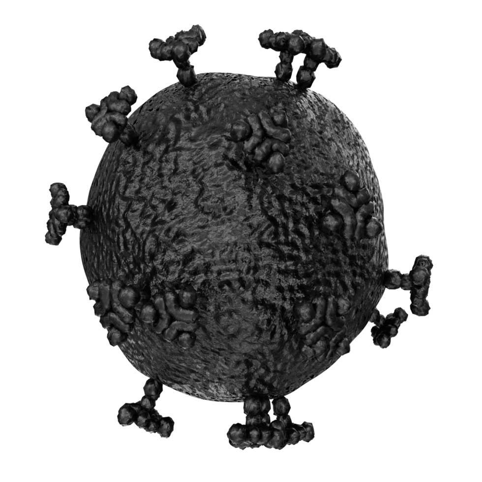 virus isolated on transparent background png