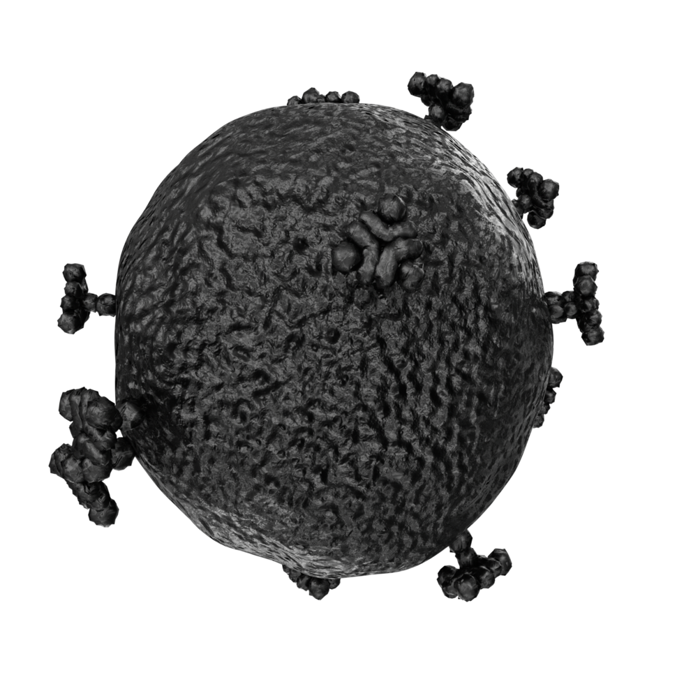 virus isolated on transparent background png