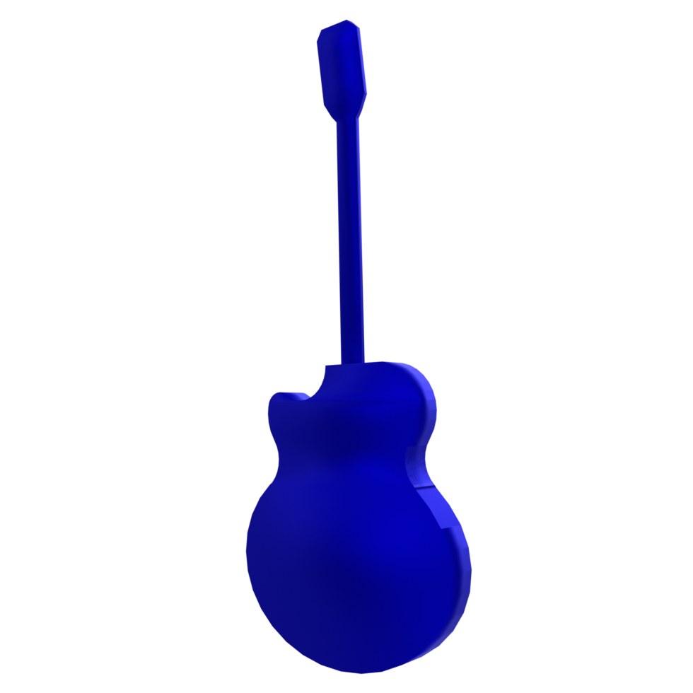 Guitar isolated on transparent png