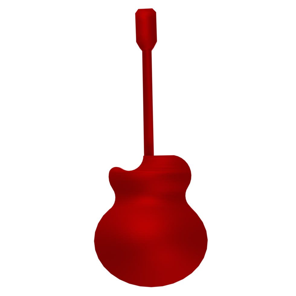 Guitar isolated on transparent png