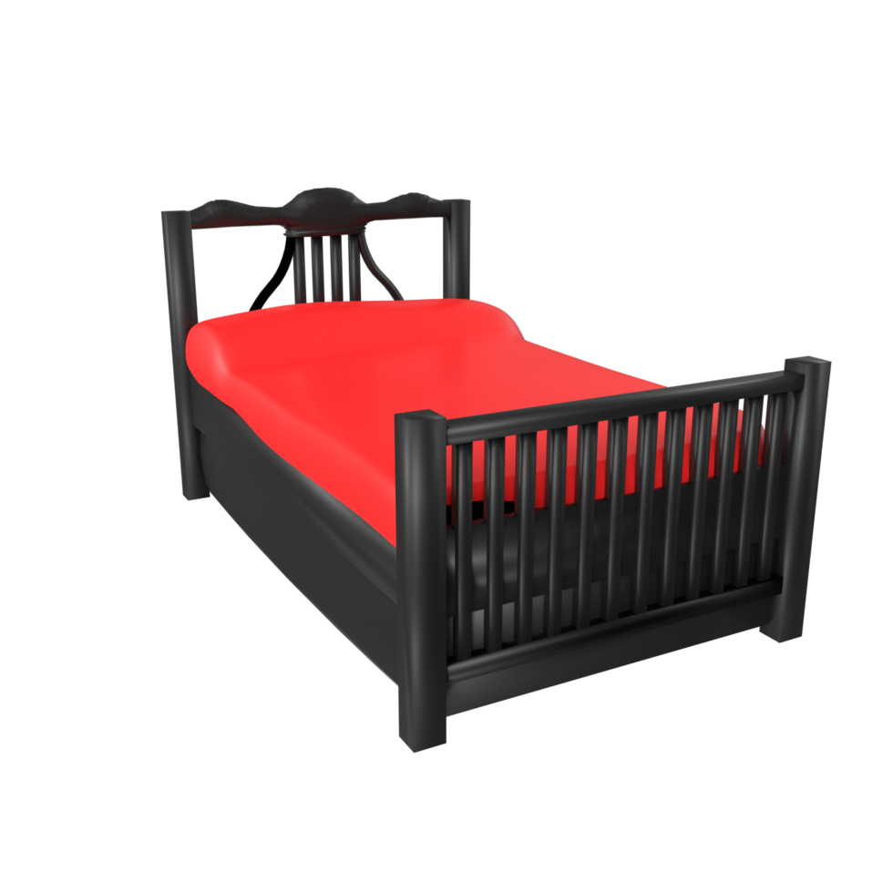 bed geïsoleerd Aan transparant achtergrond png