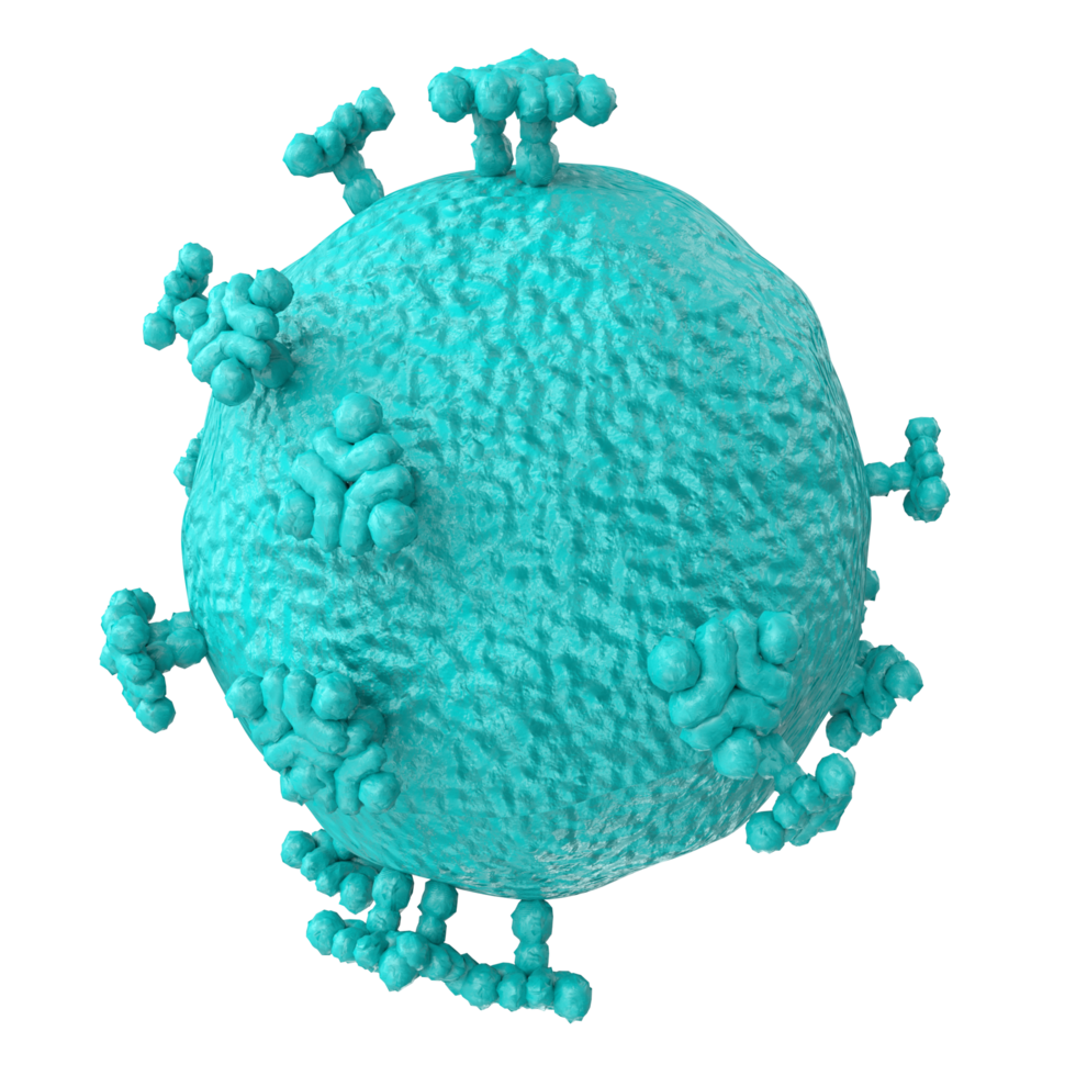 virus isolated on transparent background png