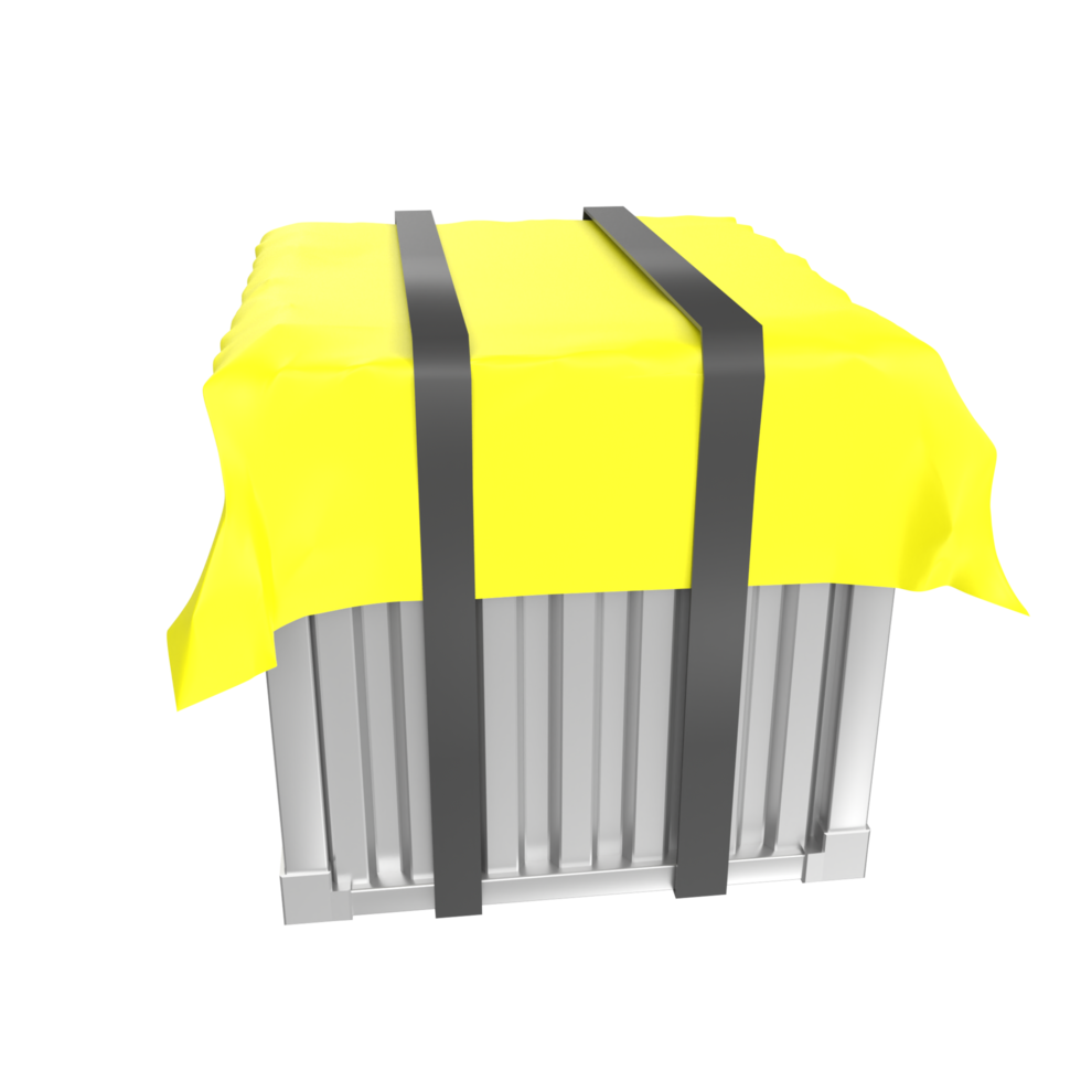 Container isolated on transparent png