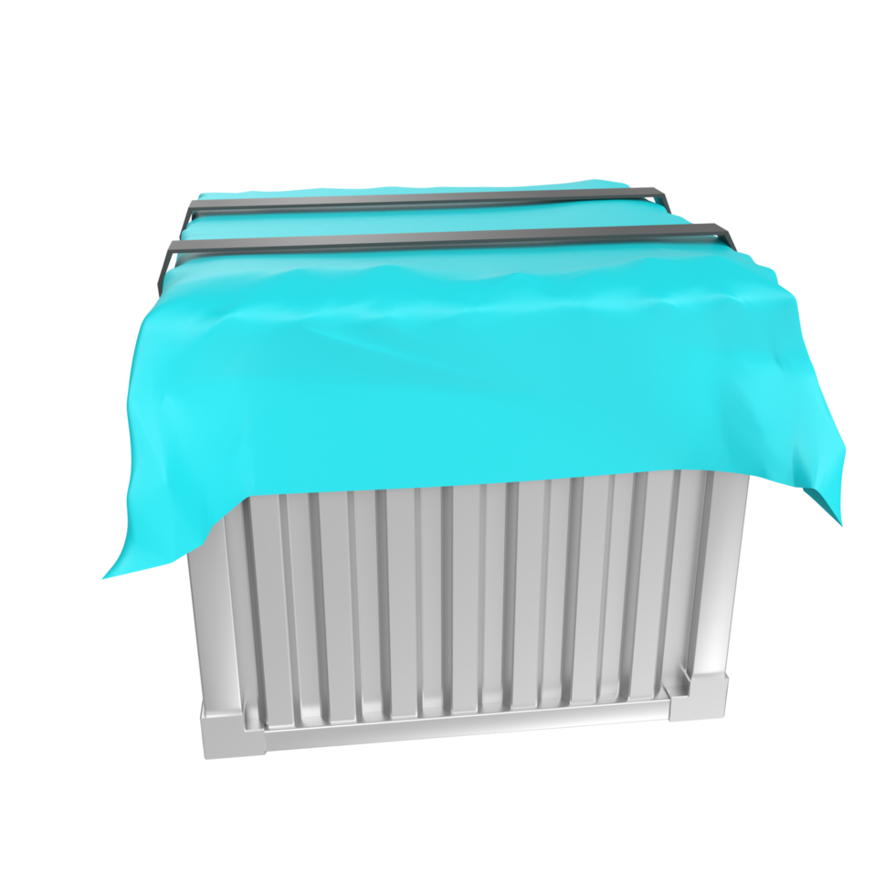 Container isolated on transparent png