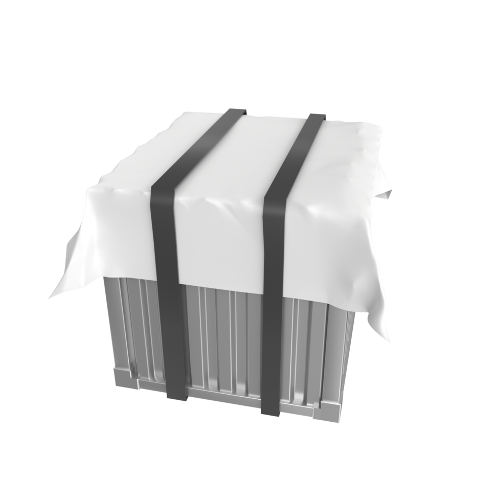 Container isolated on transparent png