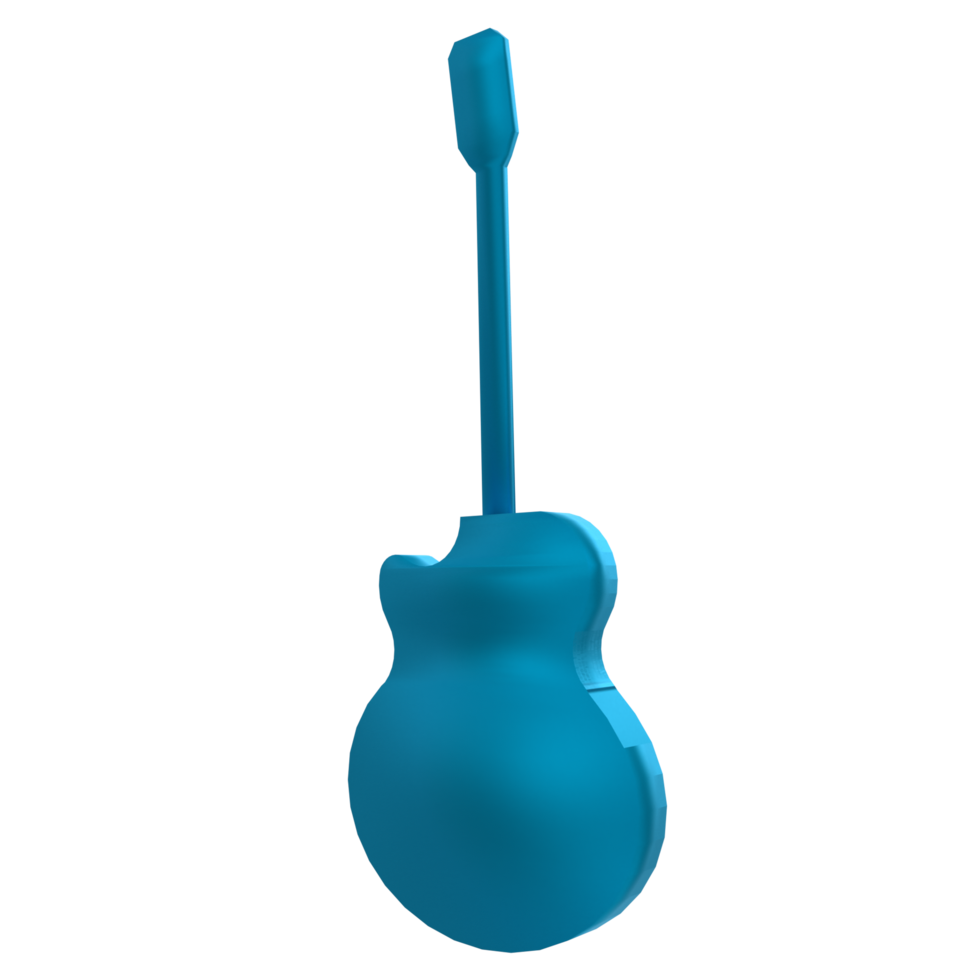 Guitar isolated on transparent png