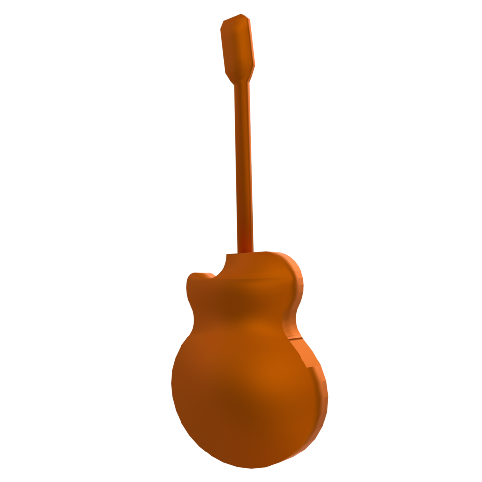 Guitar isolated on transparent png