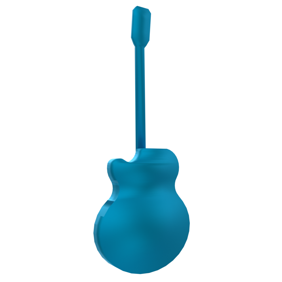 Guitar isolated on transparent png
