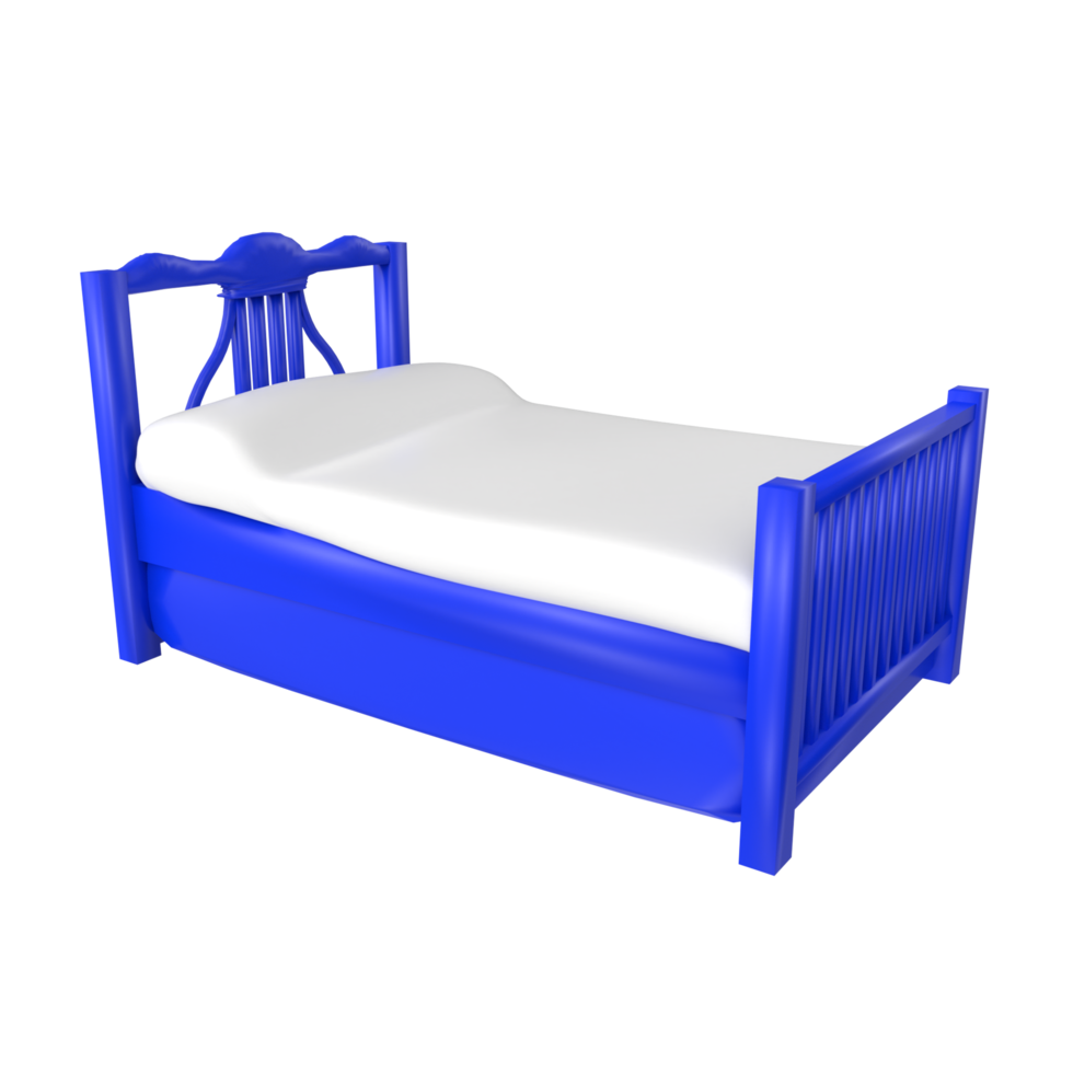 cama aislado en transparente antecedentes png